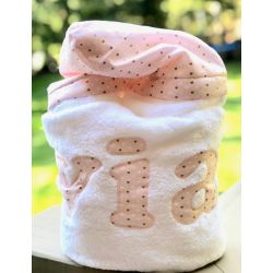 Personalized Girl Hooded Towels with Choice of Multiple Fabrics & Name