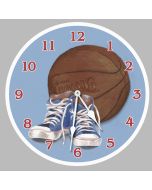 Hoops Round Clock Personalized with Child's Name