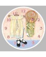 Kayla's Closet Round Clock Personalized with Child's Name