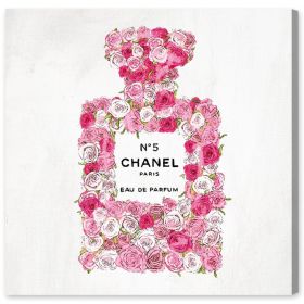 Number 5 Rose II Canvas Wall Art