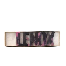 Personalized Name Kids Crayon Letters in Purple & Dark Blue Colors