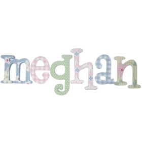 Meghan Daisies Hand Painted Wooden Wall Letters