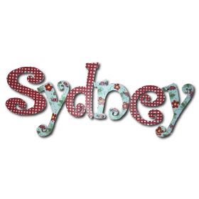 Sydney Lady Bugs on Parade Hand Painted Wooden Wall Letters