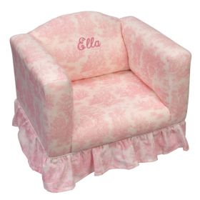 Childs Personalized Chair with Ruffled Skirt