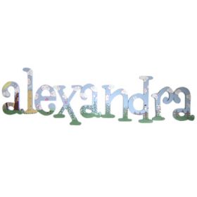 Alexandra Barnyard Hand Painted Wooden Wall Letters