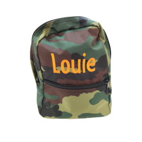 Children's Personalized Backpack in Camo with Name