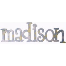 Madison Night Night Hand Painted Wooden Wall Letters