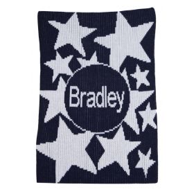 Shooting Stars Blanket with Name