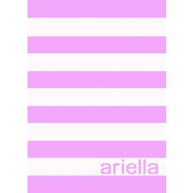Simple Stripe Stroller Blanket with Name