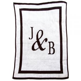 You & Me Blanket with Initials
