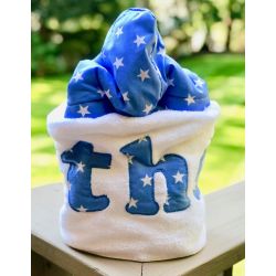 Personalized Boy Hooded Towels with Choice of Multiple Fabrics & Name